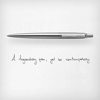 Parker 万年筆 黒 ステンレススチール parker-0022-i00.jpg